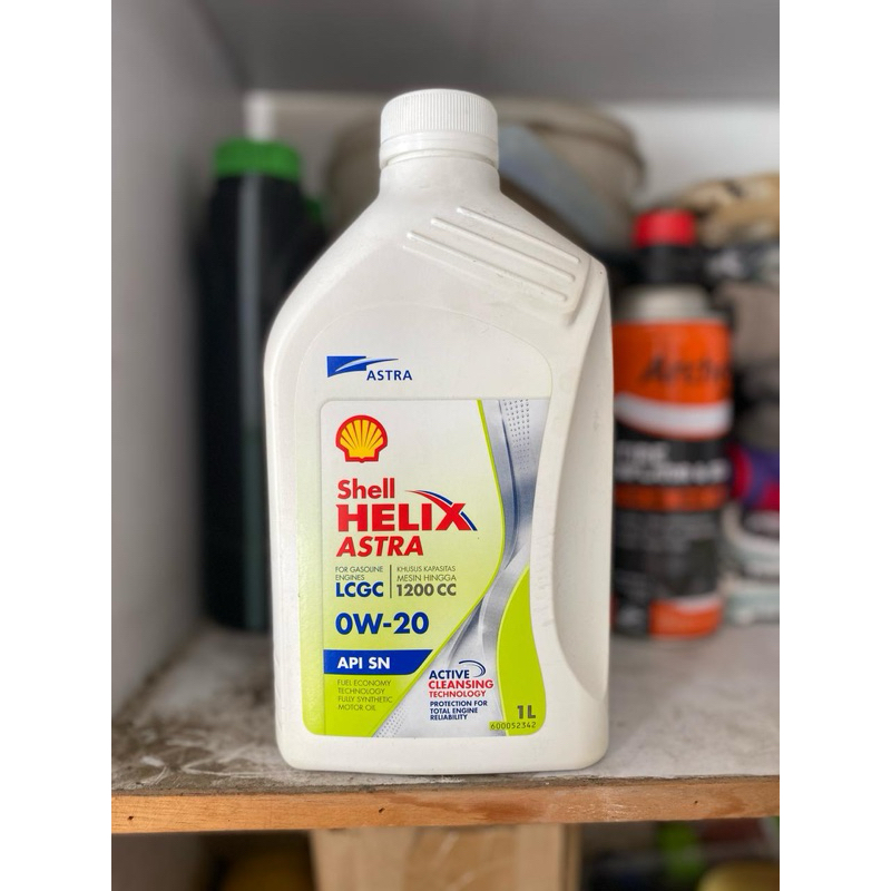 (MURAH) Oli Shell Helix Astra 0W20 LCGC [1 L] Oli Mobil