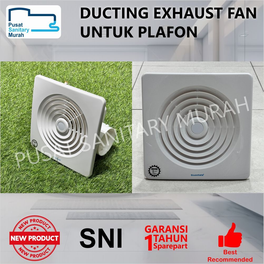 EIXO EXHAUST FAN / HEXOS PLAFON DUCTING SHT 12F | SIZE 25x25cm | 30W