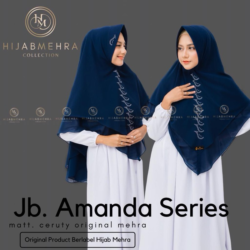 MEHRA JB AMANDA // KHIMAR PET JUMBO AMANDA BY MEHRA HIJAB