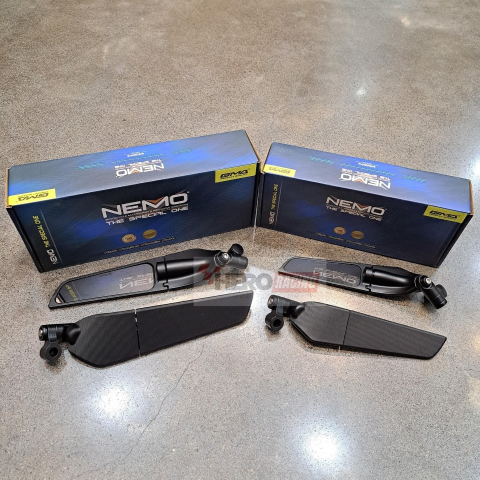 SPION WING LET NEMO GMA 1367B-6 LEBAR ; 1367-6 UNIVERSAL HITAM ORIGINAL