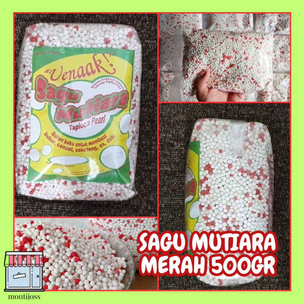 

Sagu Mutiara Cap Uenaak 500Gr ( MERAH )