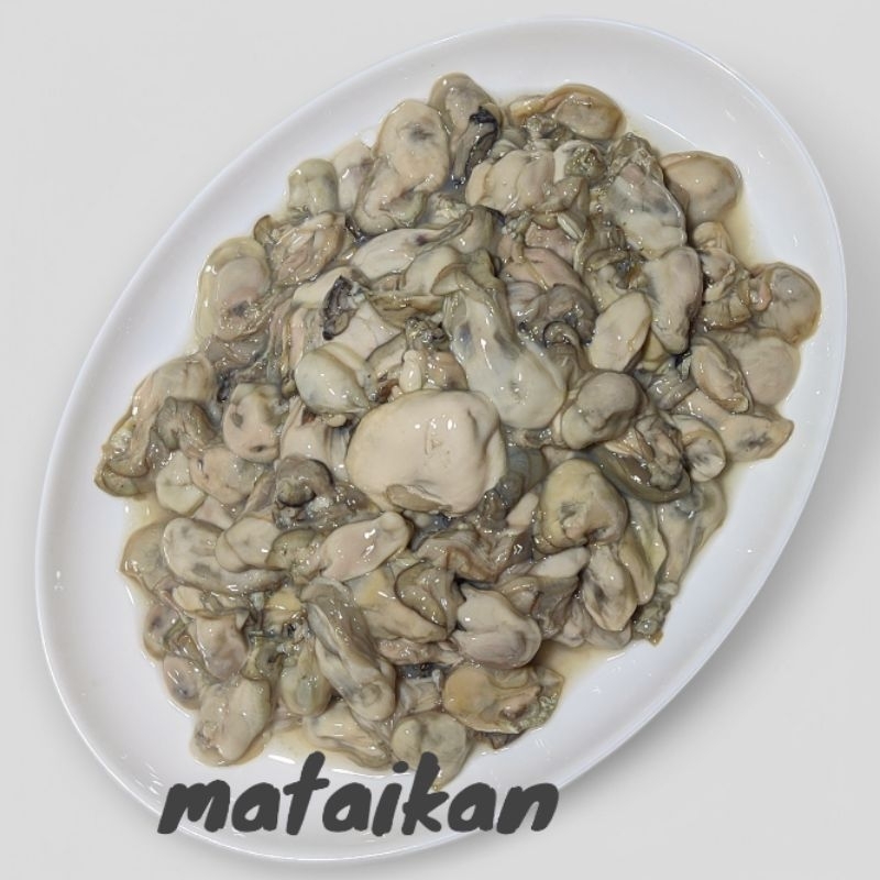 

Kerang Tiram Kupas Bersih Fresh Frozen Tanpa Cangkang Oyster Beku