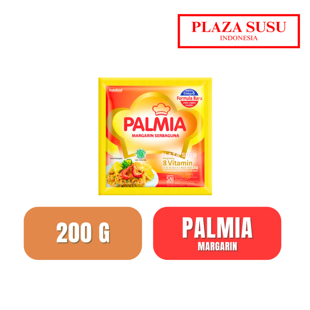 

MARGARIN SERBAGUNA AMANDA 200G MARGARINE PALMIA SACHET