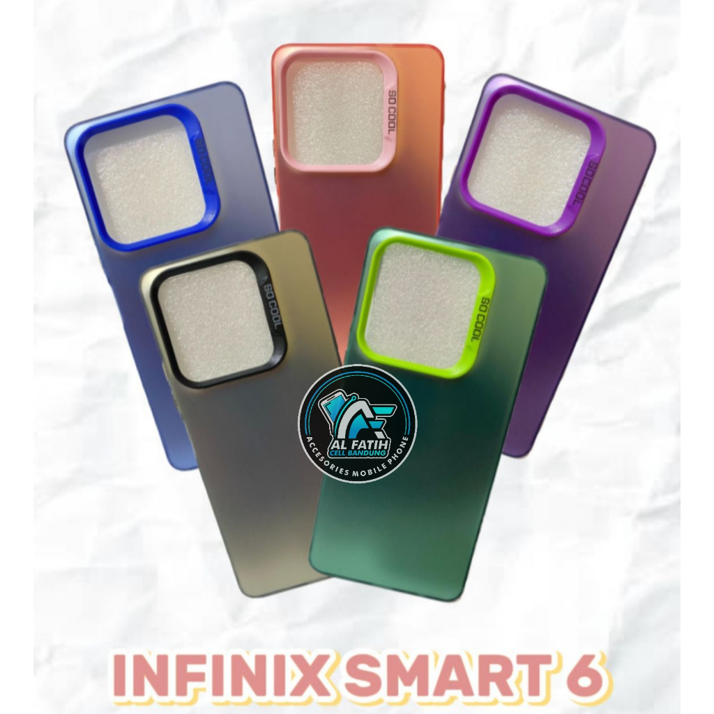 Softcase Case IMD Macaron Matte Infinix Smart 6