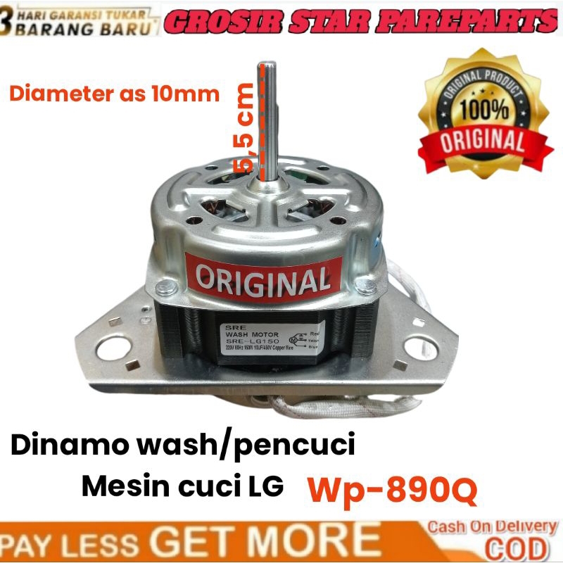 Dinamo pencuci mesin cuci LG WP-890Q original