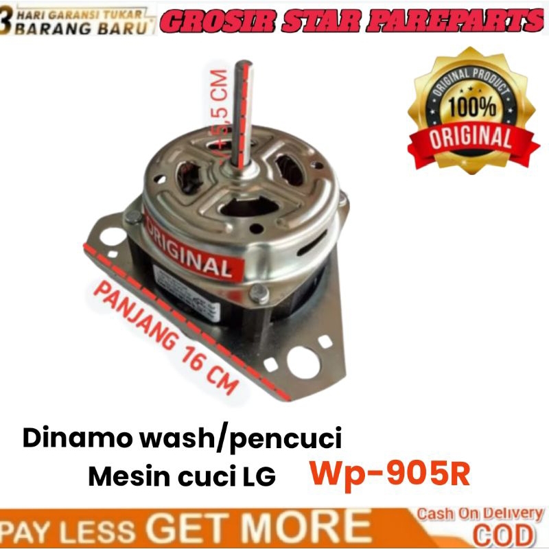 Dinamo pencuci mesin cuci LG WP-905 R original