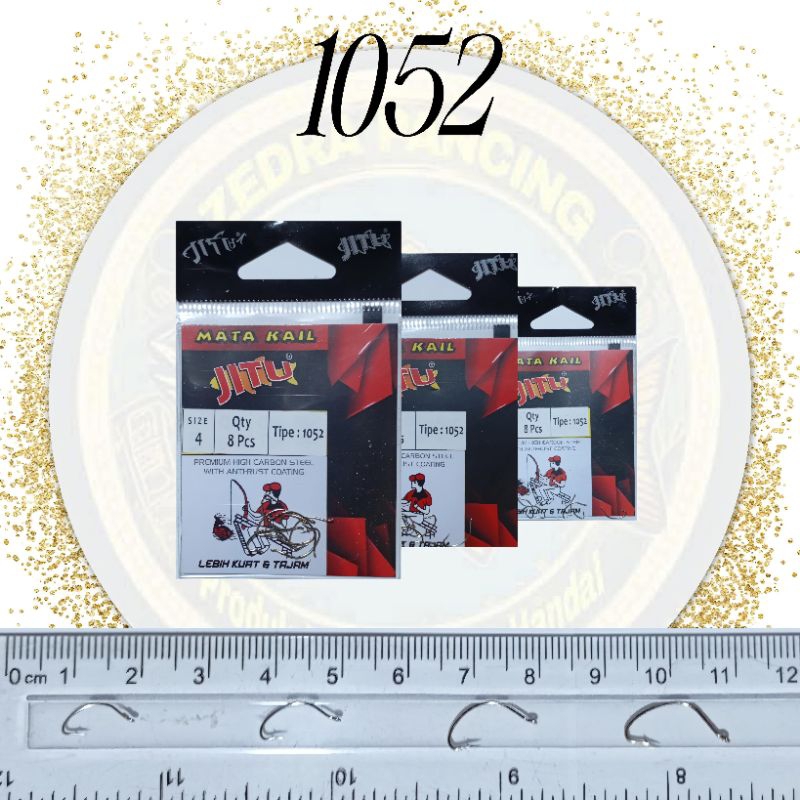 Mata kail 1052 dari jitu | Kail pancing | fishinghook | Kail tajam dan kuat