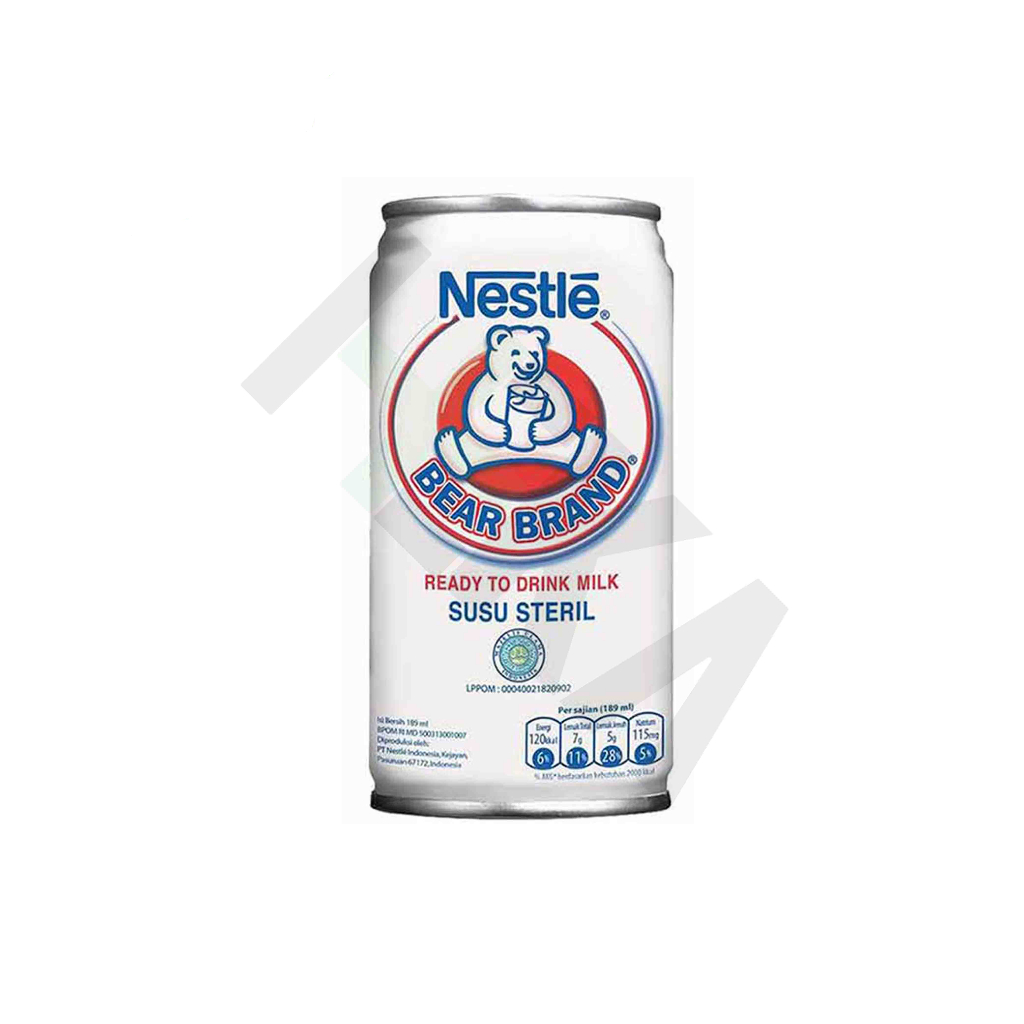 

Bear Brand Ready to Drink Milk 189 ml - Susu Steril Beruang [Tembalang]
