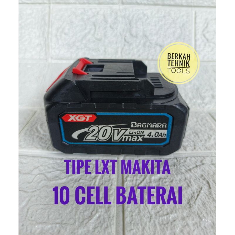 BATERAI DAGMARA 20V 4AH XGT BATRE BOR IMPACT WRENCH BATRE BOR CORDLESS BATERAI BOR CAS DAGMARA