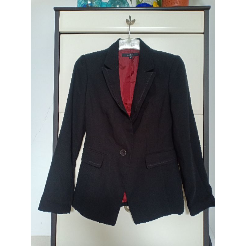 blazer hitam isabey | blazer wanita formal