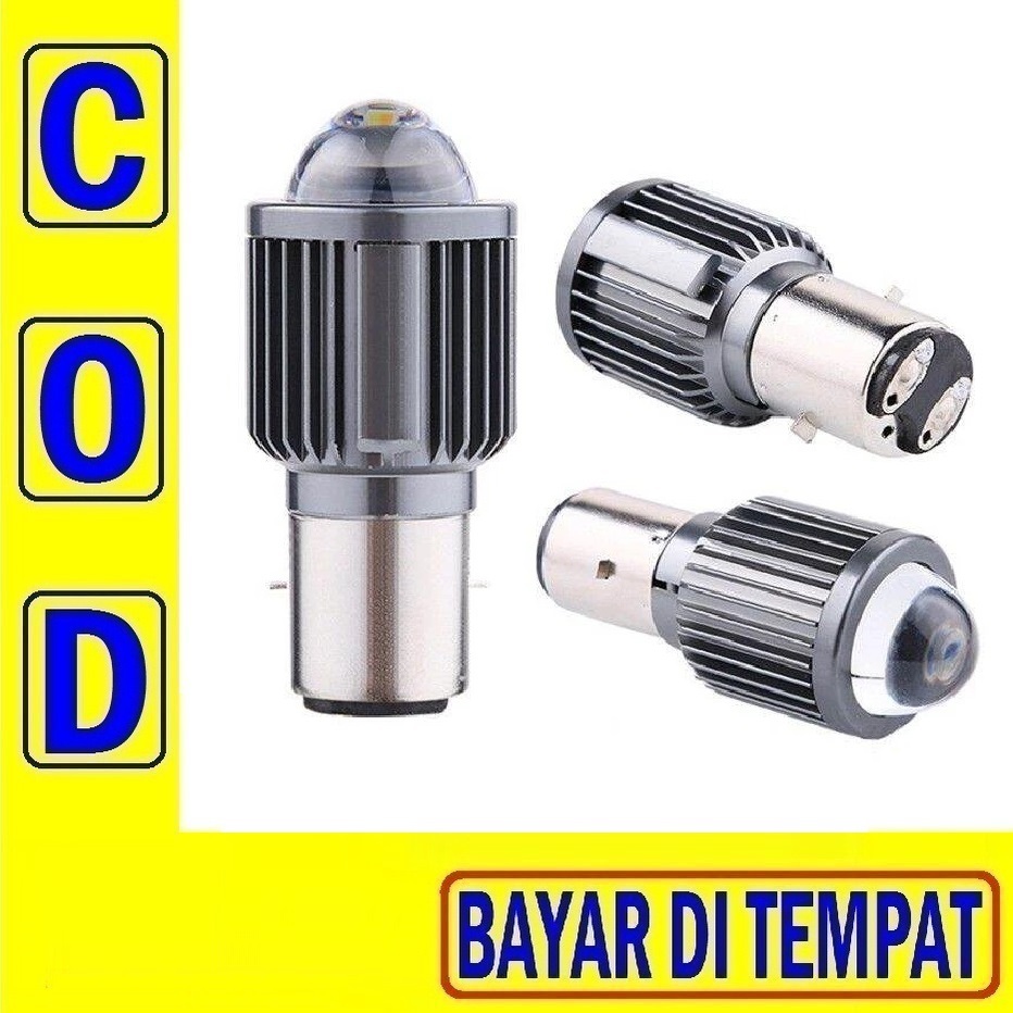 14IG LED D2 LASER VESPA Lampu Led Laser D2 Ba20d Vespa Thunder 12 Volt 2 Warna 12v