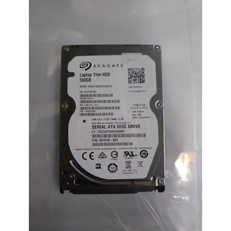 harddisk Laptop 500GB