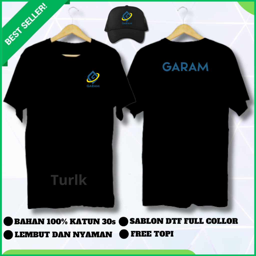 Kaos PT Garam Tshirt PT Garam Custom