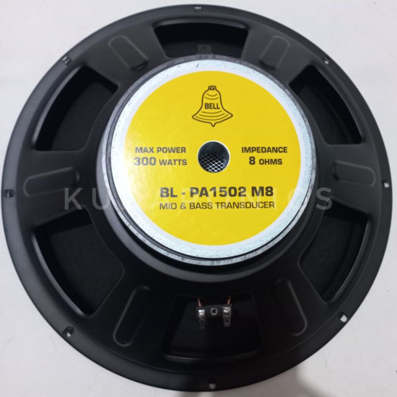 Speaker Pasif 10 inch BL-PA 1021 M8 Full range | BL-WF 1031 W8 Woofer Original Audax 15 Inch Bell BL
