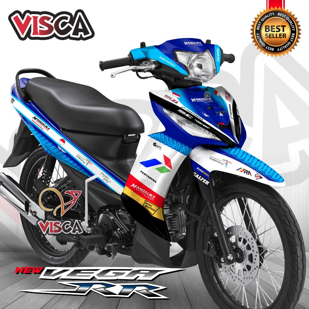 Decal Vega RR Full Body Stiker Vega RR Full Body Striping Vega RR Variasi Full Body MANDALIKA