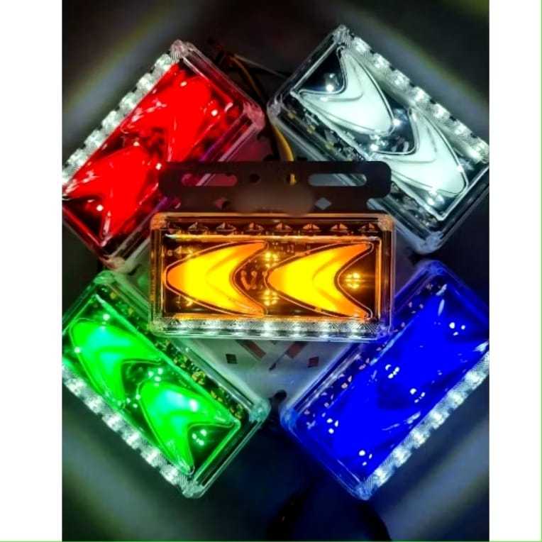 LBT09 - Lampu Bak Box Truk Led Model Baru Sein Running 24Volt