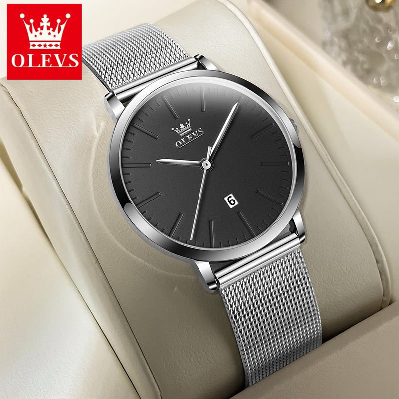 OLEVS Jam Tangan Wanita Kekinian Original Analog Anti Air Quartz Fashion Jam Tangan Cewek Elegan 500