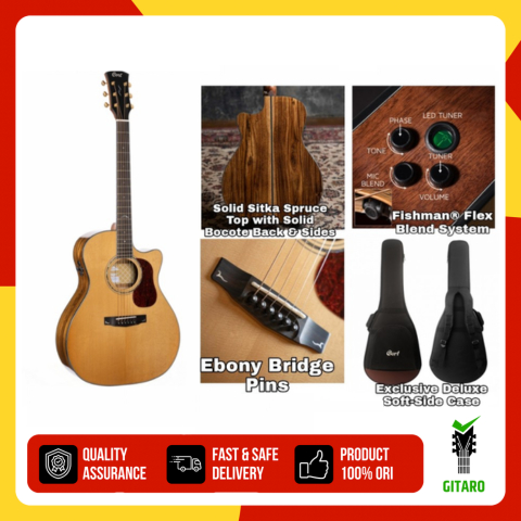 Akustik Elektrik Gitar Cort Gold A 6 Bocote Guitar Cort Gold A6 Bocote