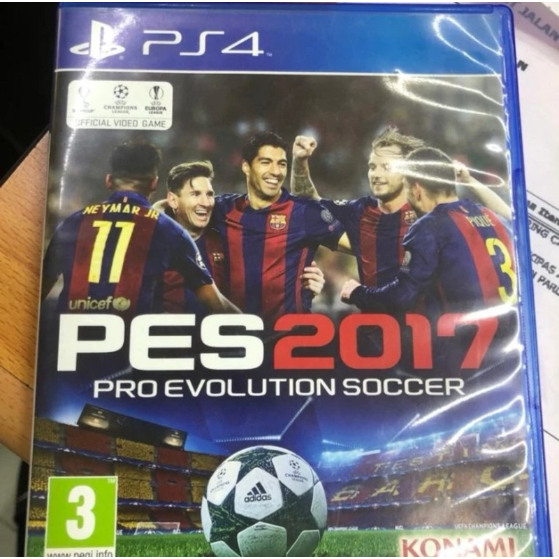 Kaset Pes 2017 Ps4 Bola Pro Evolution Soccer 17 Pes2017 Pes17 Konami PlayStation Ps 4 5 Ps5