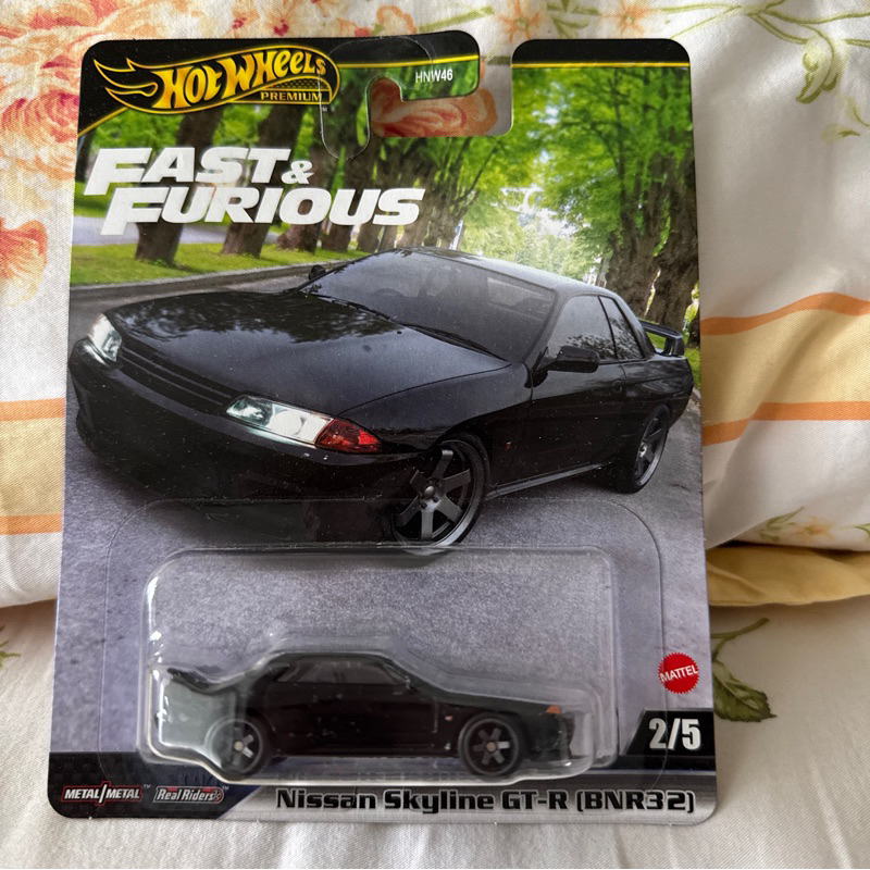 nissan skyline gt-r (bnr32) hotwheels premium fast furious