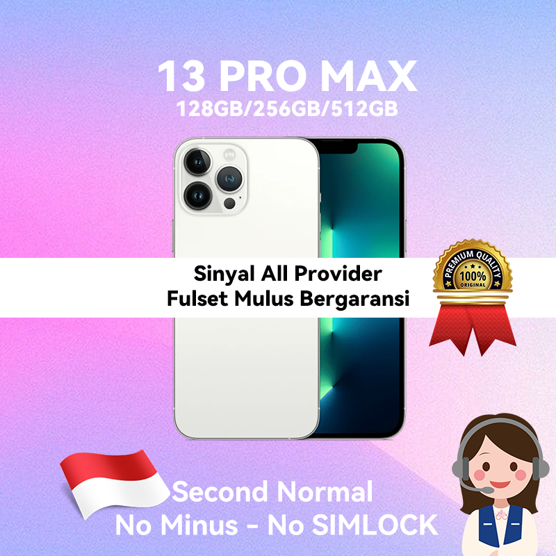 ip 13 pro max second bekas 128gb 256gb LIKE NEW ORIGINAL INTER IBOX OPEN ALL GSM 5G