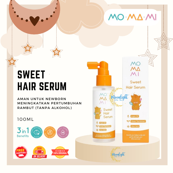 Momami Sweet Hair Serum 100ml - Serum Rambut Anak