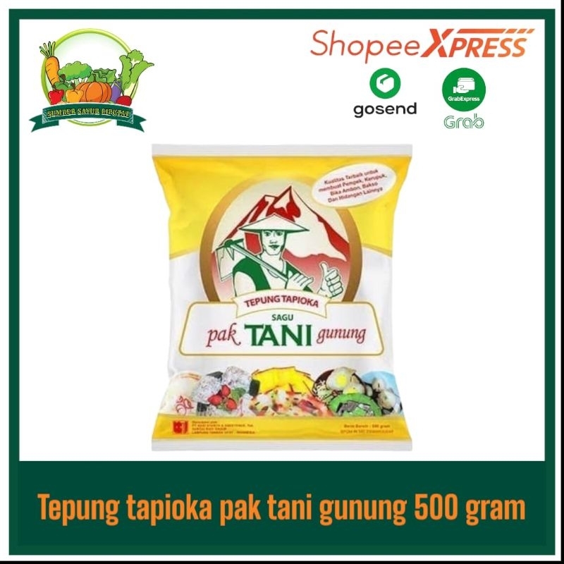 

tepung tapioka cap pak tani gunung 500 gram - KIRIM INSTAN