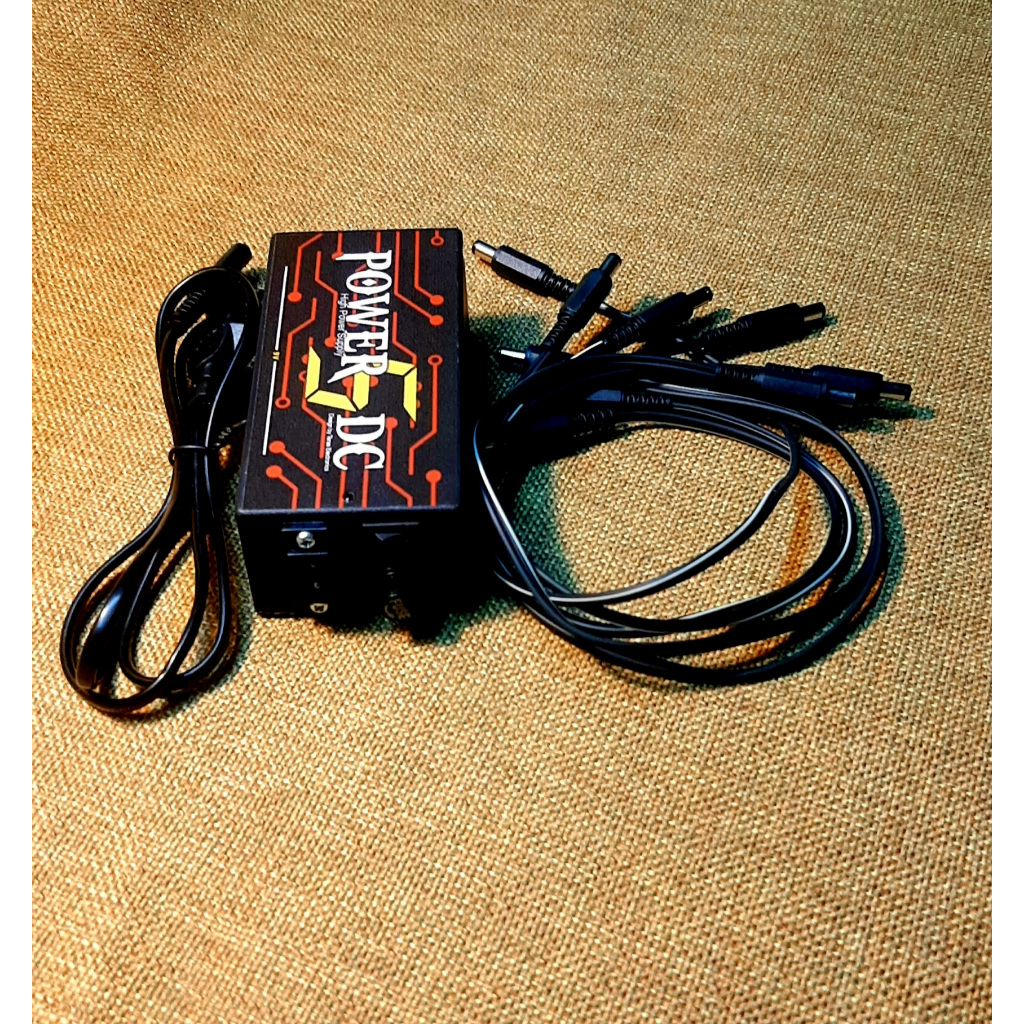 adaptor efek gitar 9 volt 1 amper power supply efek gitar low noise