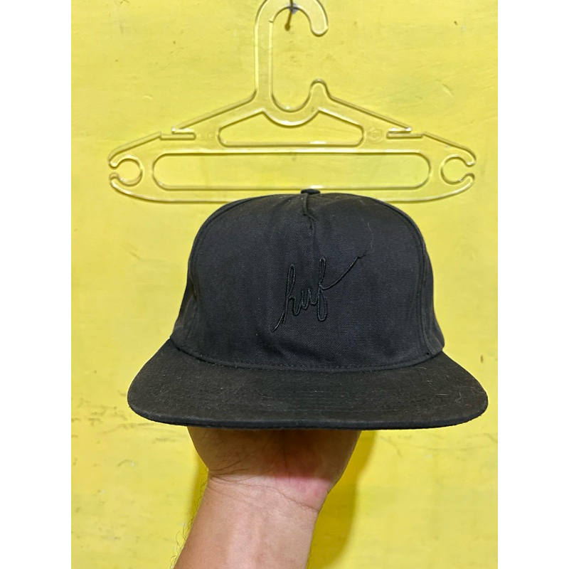 topi snapback huf worldwide original second