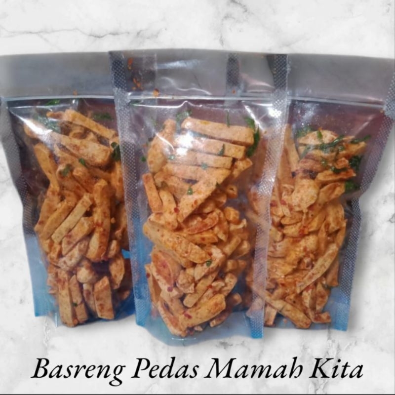 

basreng pangsit pedas