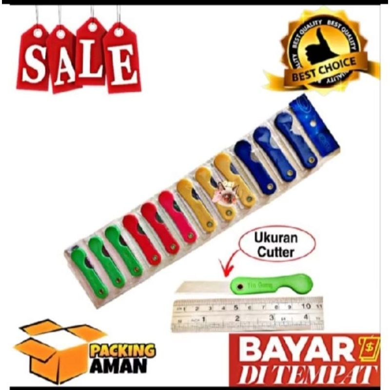 

ISI 12 PCS PISAU CUTTER KECIL