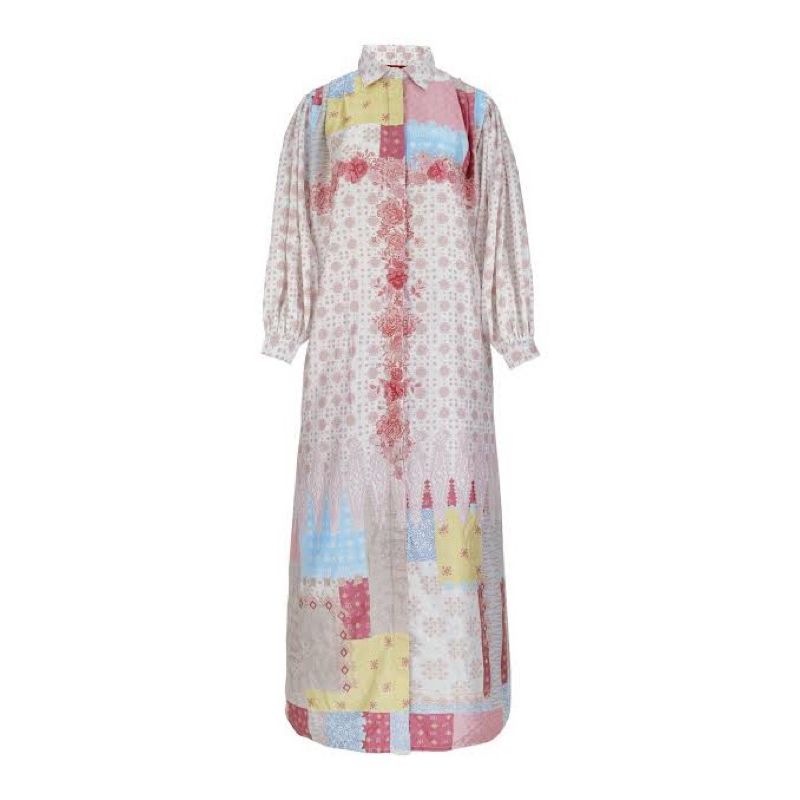 Benang Pelangi Ranau Maxi Dress - Ivory (M)