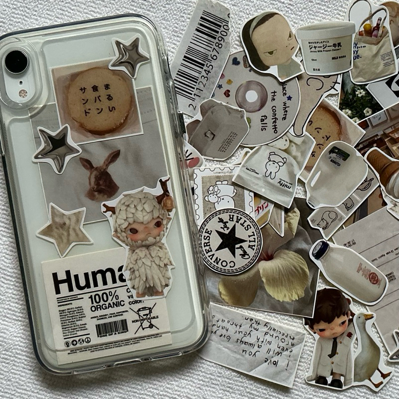 

ready stock! AESTHETIC STICKERS (plain. ver) LIMITED STOCK!!