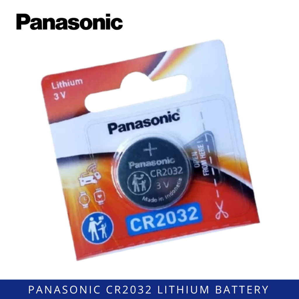 Baterai Panasonic CR2032 Lithium Battery Cmos CR 2032 Lithium 3V Battery