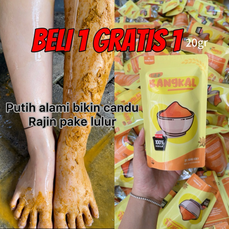 Lulur Kayu Bangkal 100gr Lulur Rempah Pemutih Whitening Scrub Badan