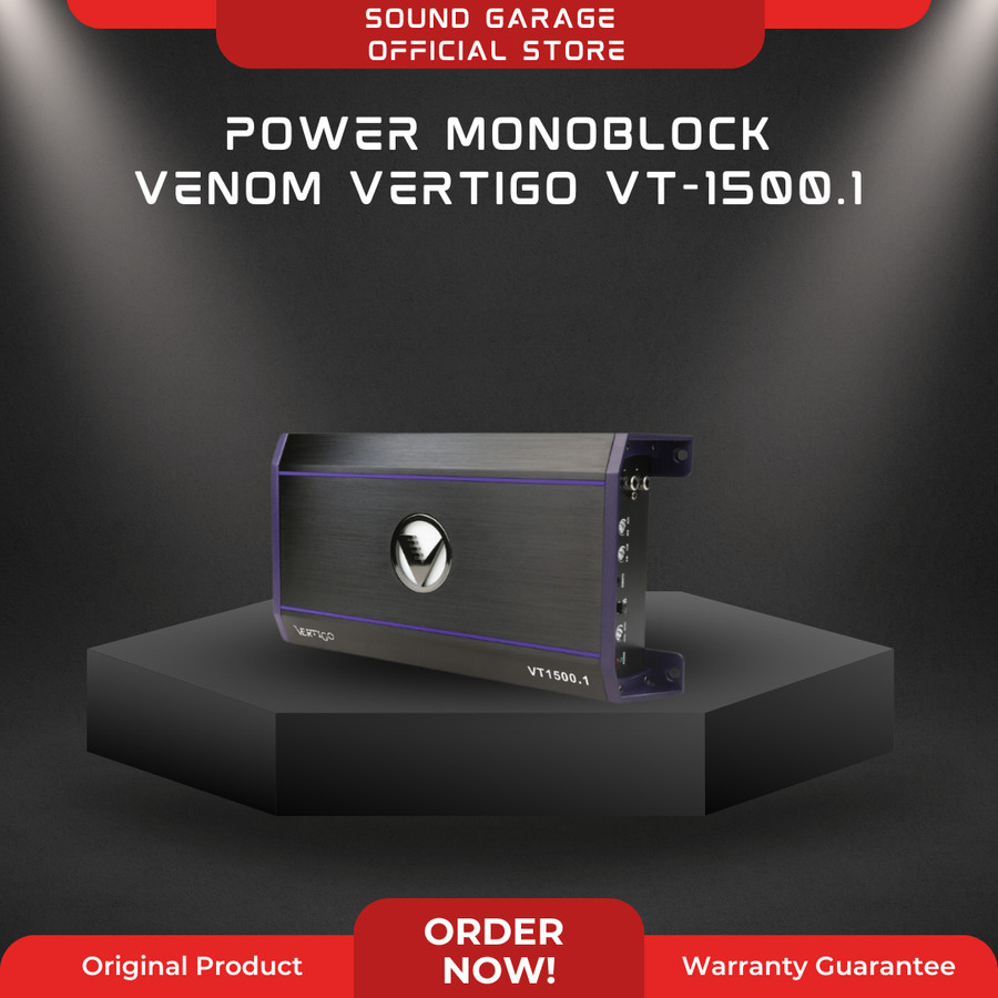 POWER AMPLIFIER MONOBLOCK VENOM VERTIGO SERIES VT 1500.1