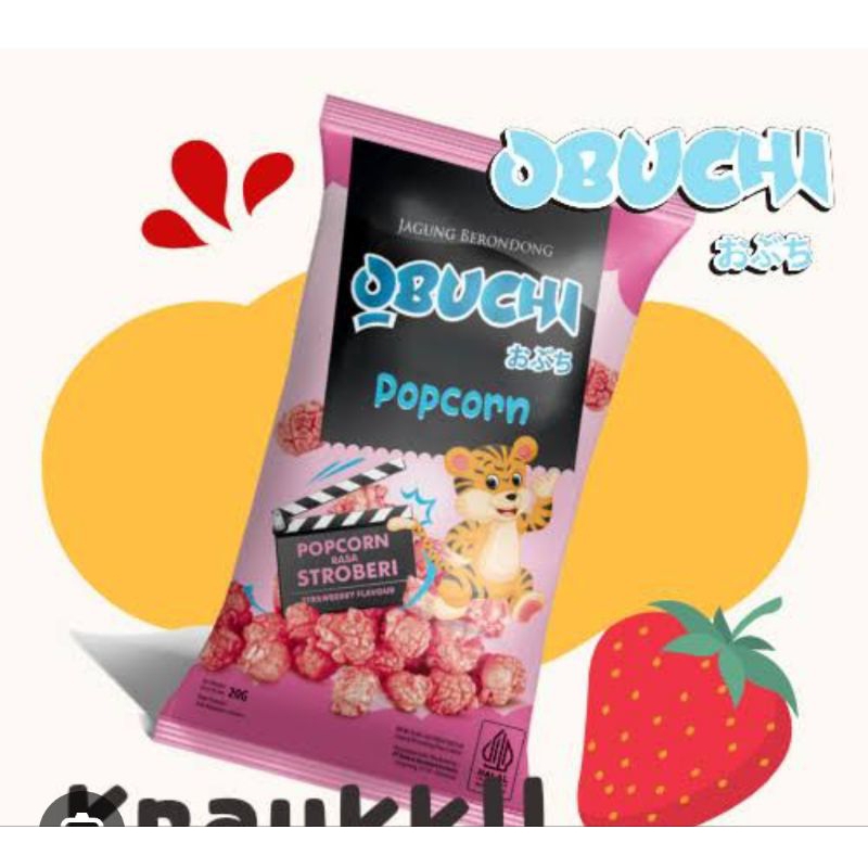 

Obuchi Popcorn Stoberi Renceng 10 Pcs