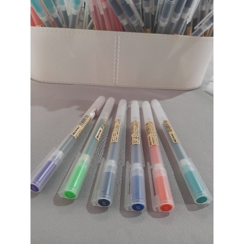 

MUJI_Gel Ink Ballpoint Pen Cap Type 0,5