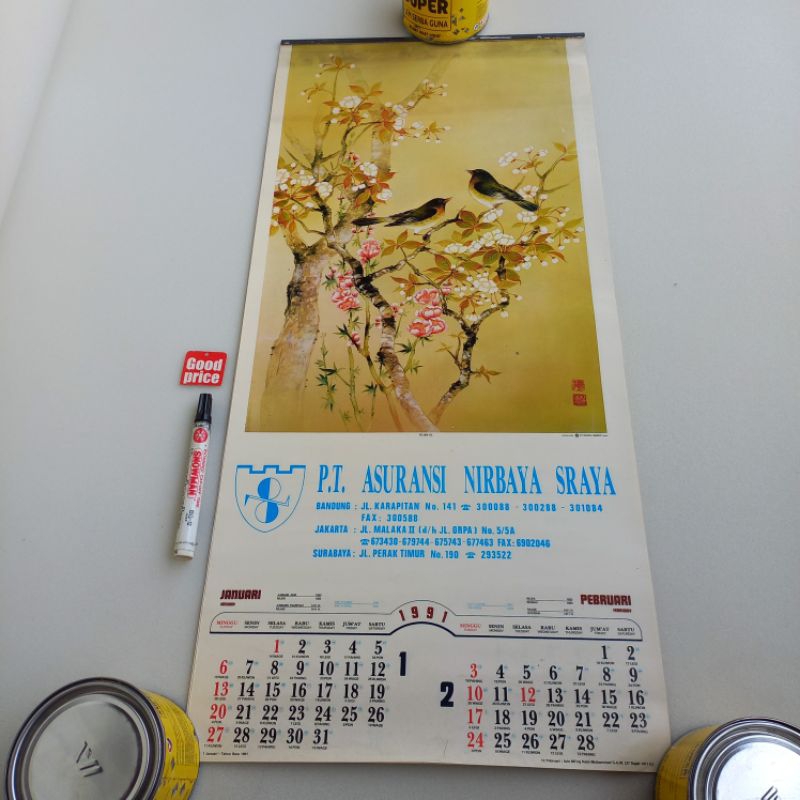 

Kalender 1991 panjang gambar lukisan