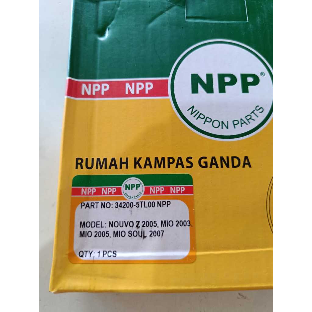 Mangkok Ganda Rumah Kampas kopling Ganda NPP Mio Karbu Mio Sporty 34200 5TL