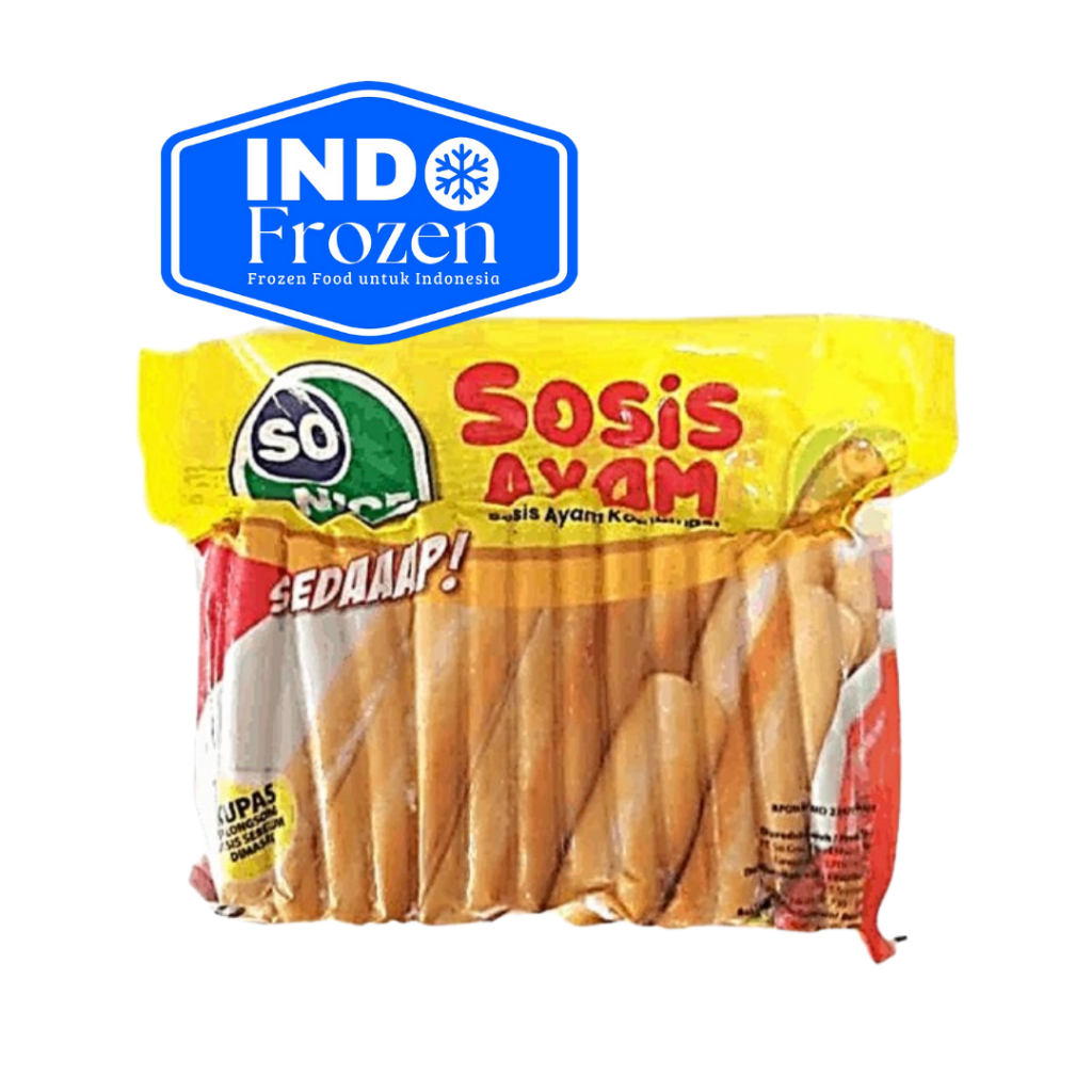 

SO NICE SOSIS AYAM SEDAP 1KG / SOSIS AYAM FROZEN FOOD