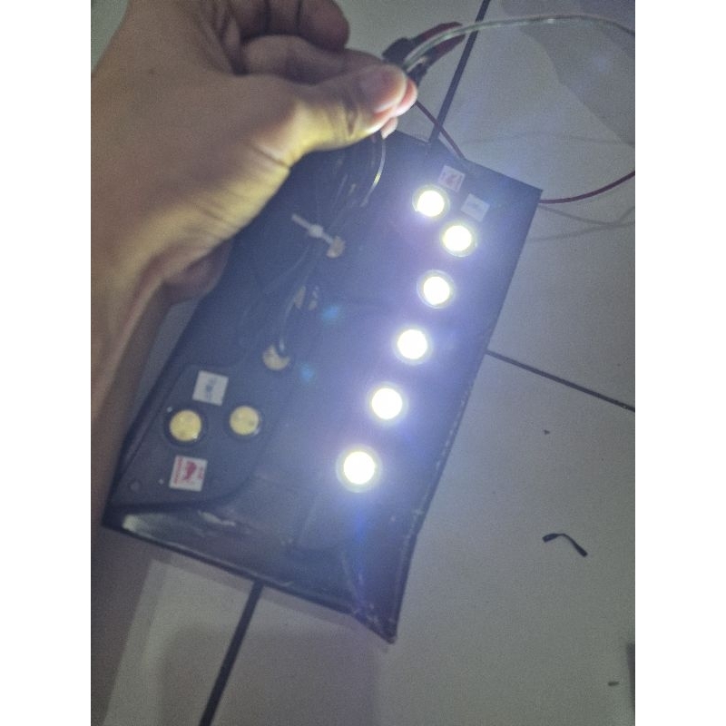 DRL L 6Mata Super Terang High Power Led Daytime Running Lamp 1Set