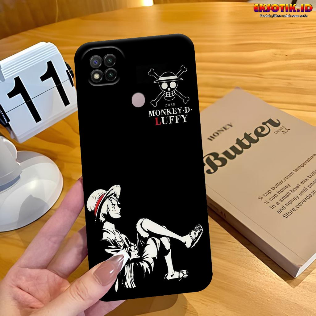 Case REDMI 9C - Eksotik.id - Casing REDMI 9C - Case LUFFY - Skin Handphone - Silikon REDMI 9C - Cass