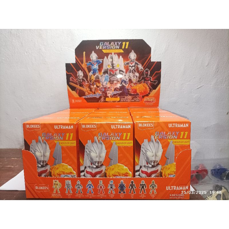Blokees Ultraman Galaxy Version 11 Nexus Of Light Blind Box - Model Kit - koleksi Robot - Ultraman