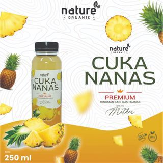 

NATURE ORGANIC CUKA NANAS 250 ML PINEAPPLE CIDER VINEGAR MINUMAN 100% ORIGINAL