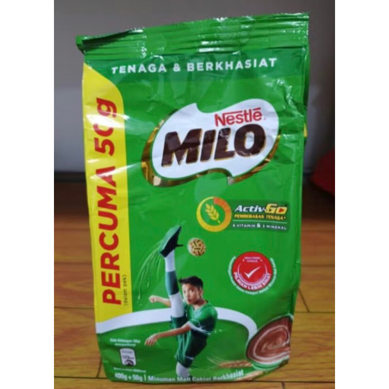 

Milo 400gr + bonus 50gr ed 03/26