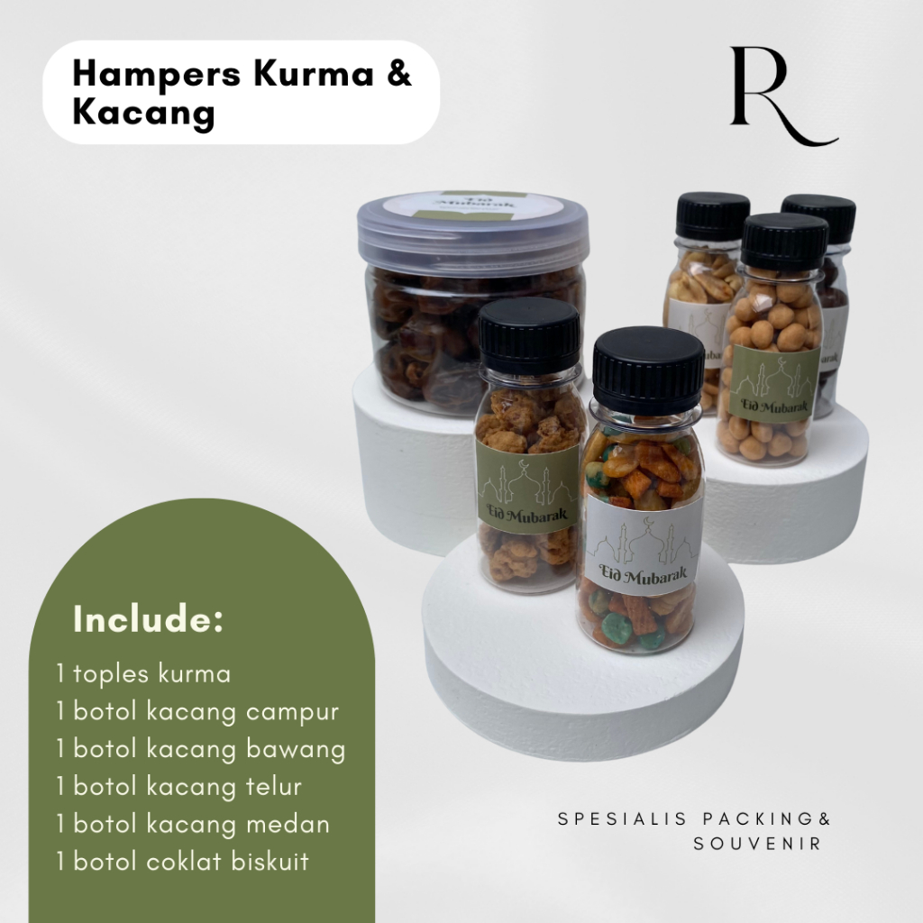 

Hampers Lebaran Kurma Kacang Snack Coklat | Parsel Hari Raya | Oleh oleh Umroh | Gift