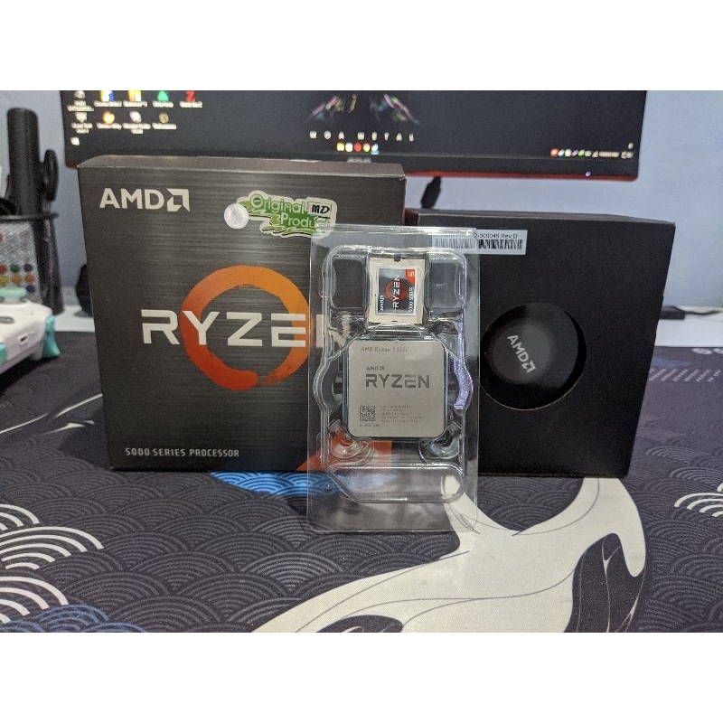 ryzen 5 5500 fullset bekas garansi on
