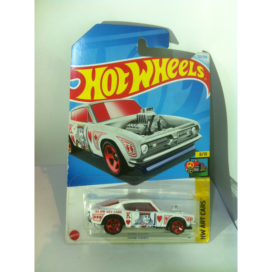 Hot Wheels. 2024 HW Art Cars Mini Collection - 8. King Kuda. White by MATTEL