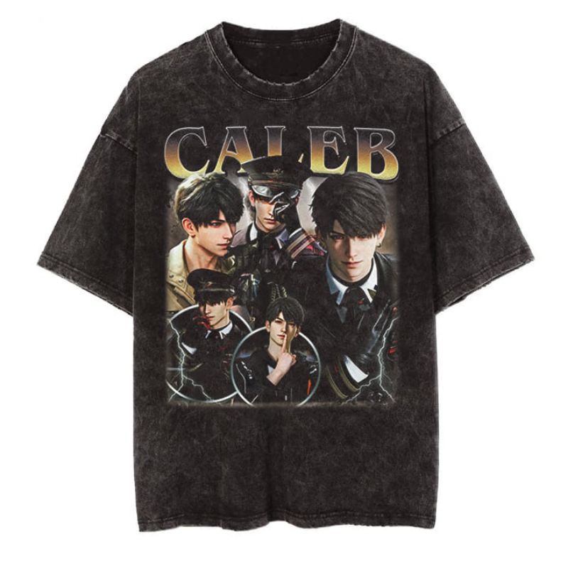 CALEB Love and Deepspace Vintage Style shirt